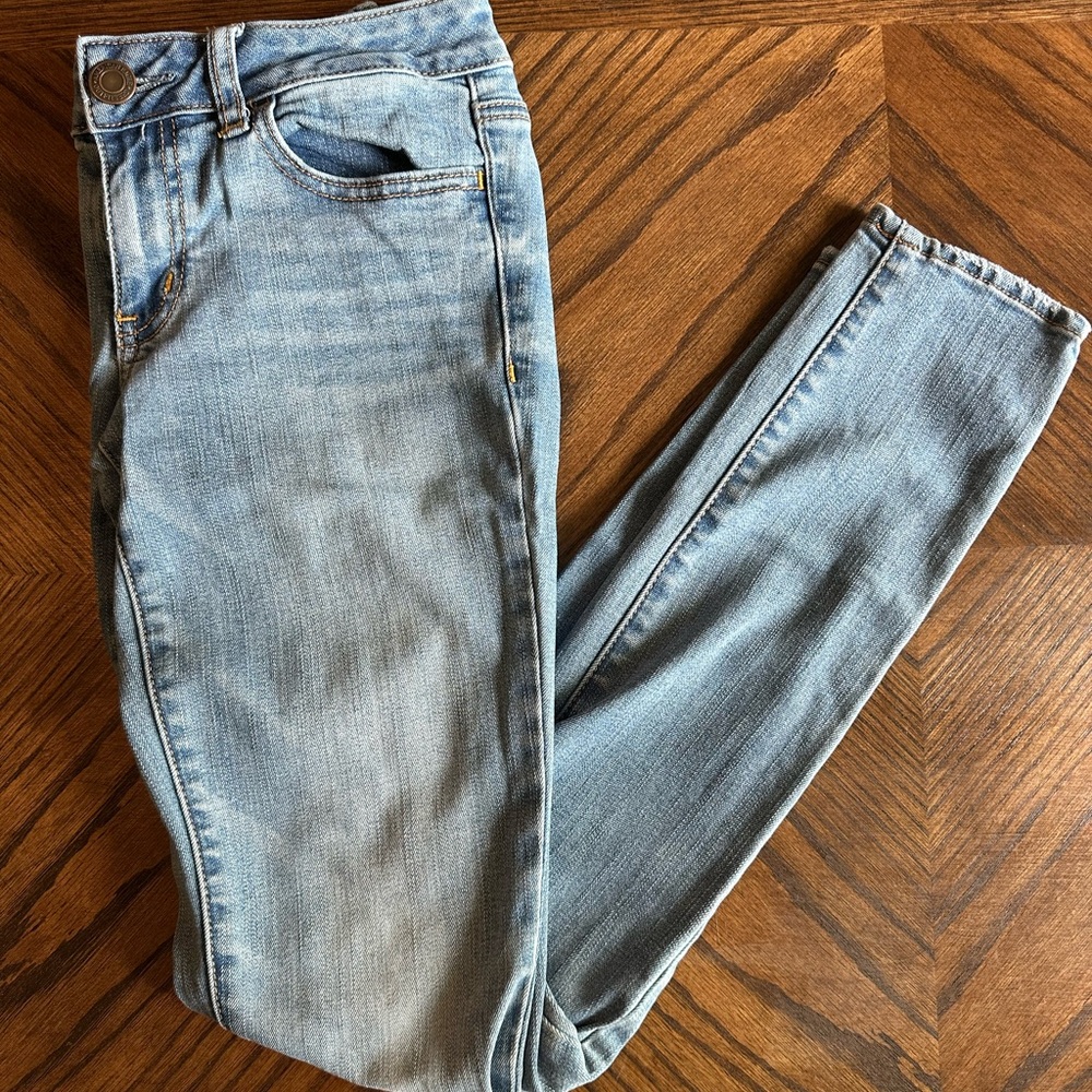 Light Blue American Eagle Jeggings